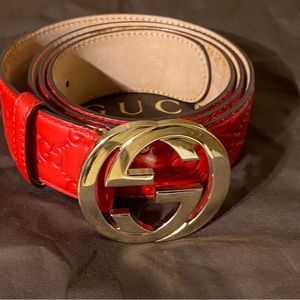 Men’s Leather Gucci Belt